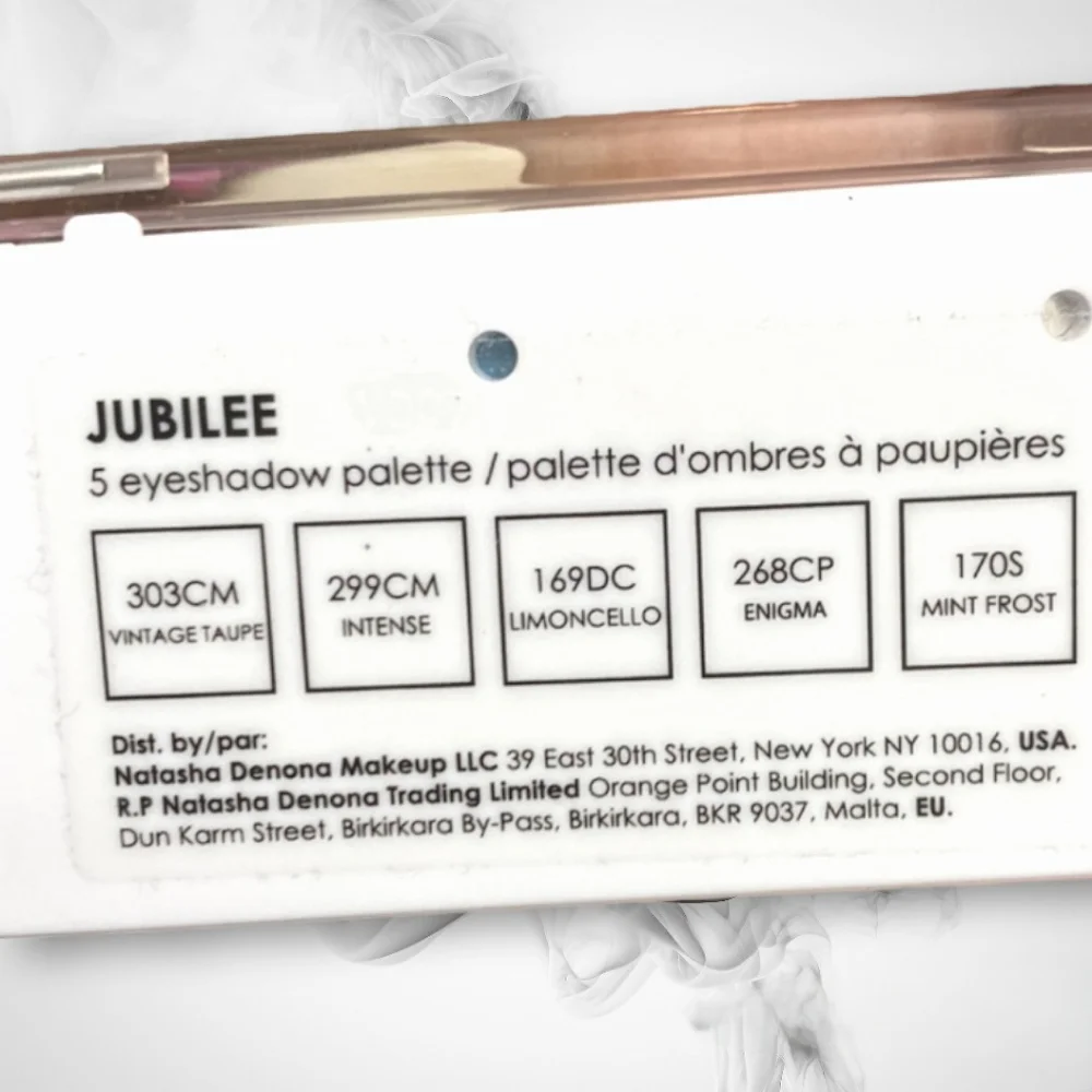 Natasha Denona Jubilee 5 Color Eyeshadow Palate